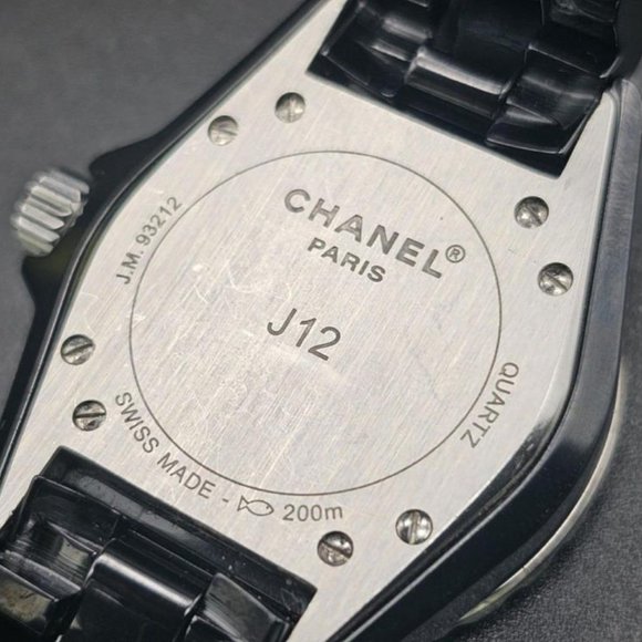 Chanel J12 Ceramic And Diamonds Ladies Quartz Watch - 33mm - Picture 9 of 10